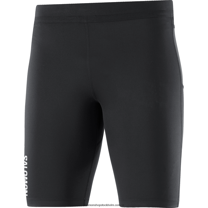 Salomon djup svart strumpbyxor för män - cross 9 T82RP254