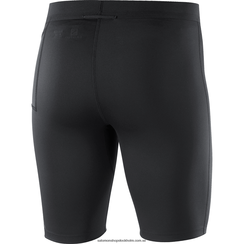 Salomon djup svart strumpbyxor för män - cross 9 T82RP254