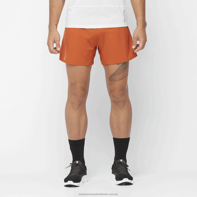 Salomon bränd ockra shorts för män - kors 5 T82RP271