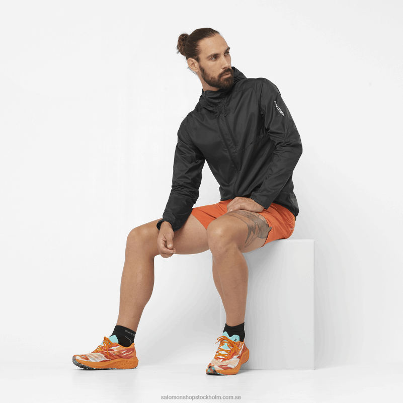 Salomon bränd ockra shorts för män - kors 5 T82RP271
