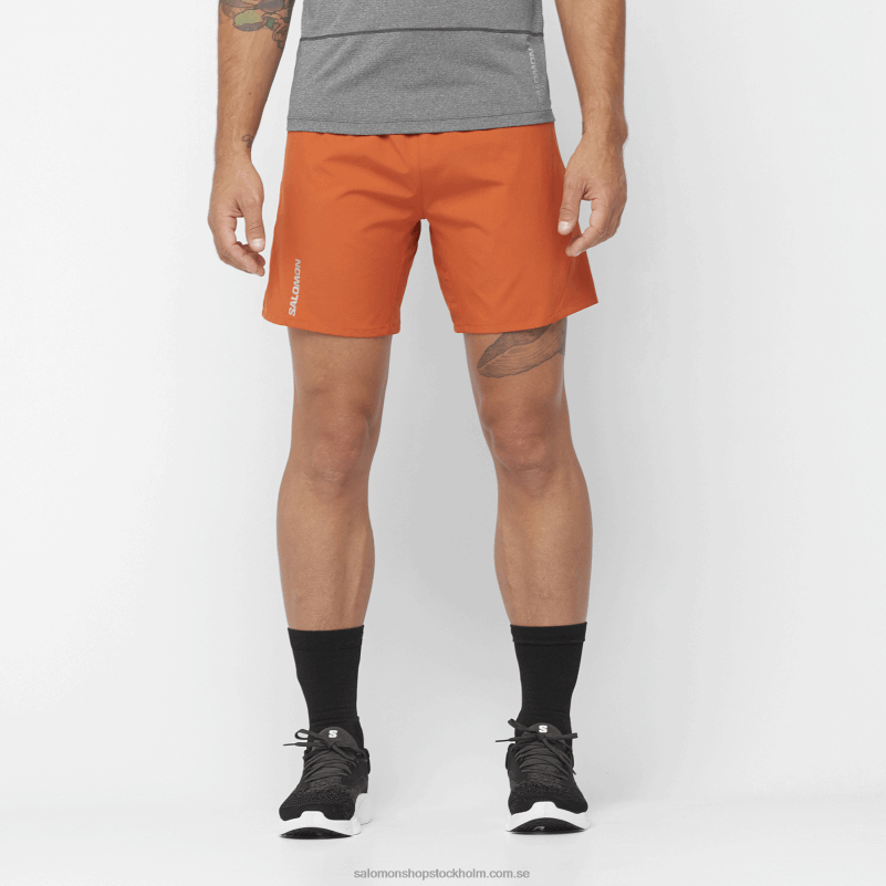 Salomon bränd ockra shorts för män - kors 7 T82RP265