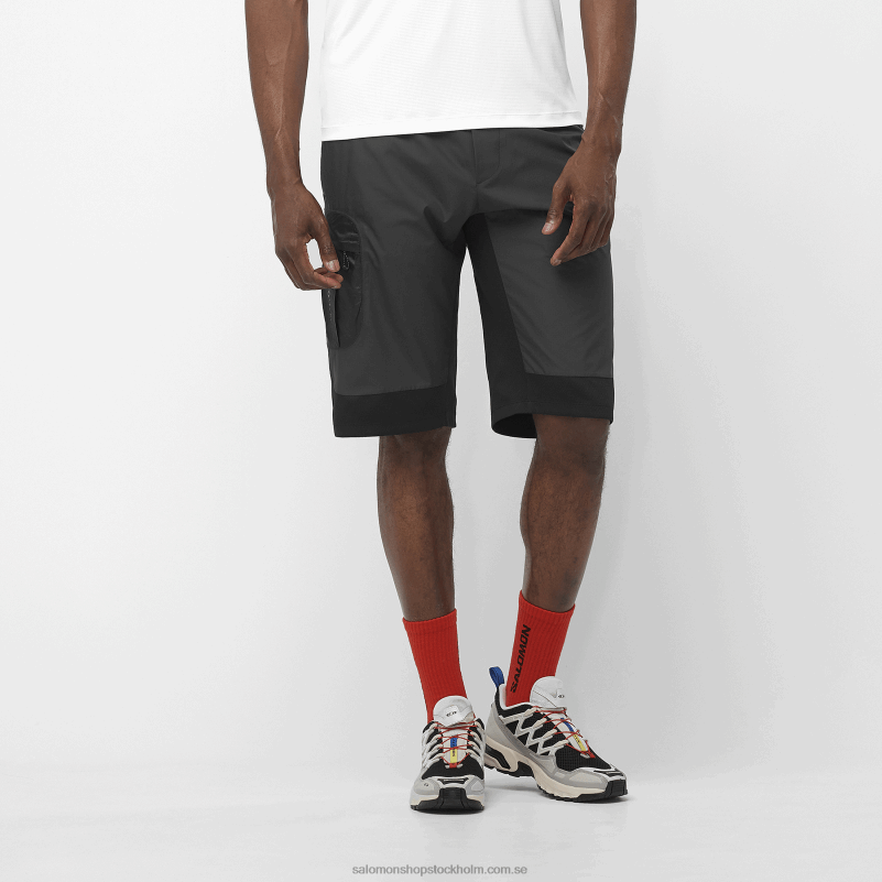 Salomon djup svart herrshorts - equipe T82RP260