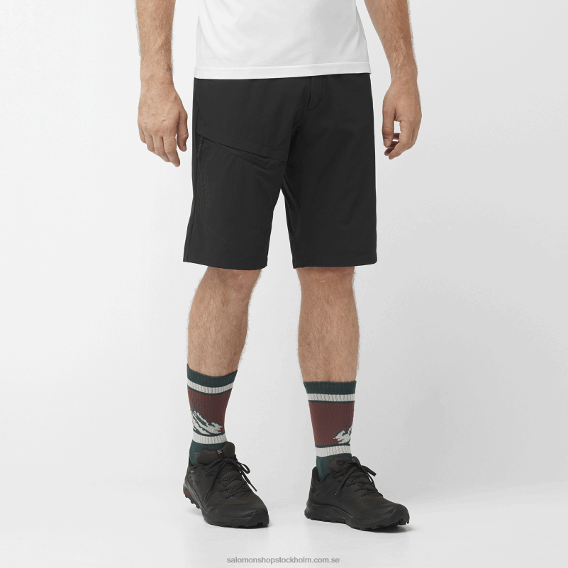 Salomon djup svart herrshorts - wayfarer T82RP298