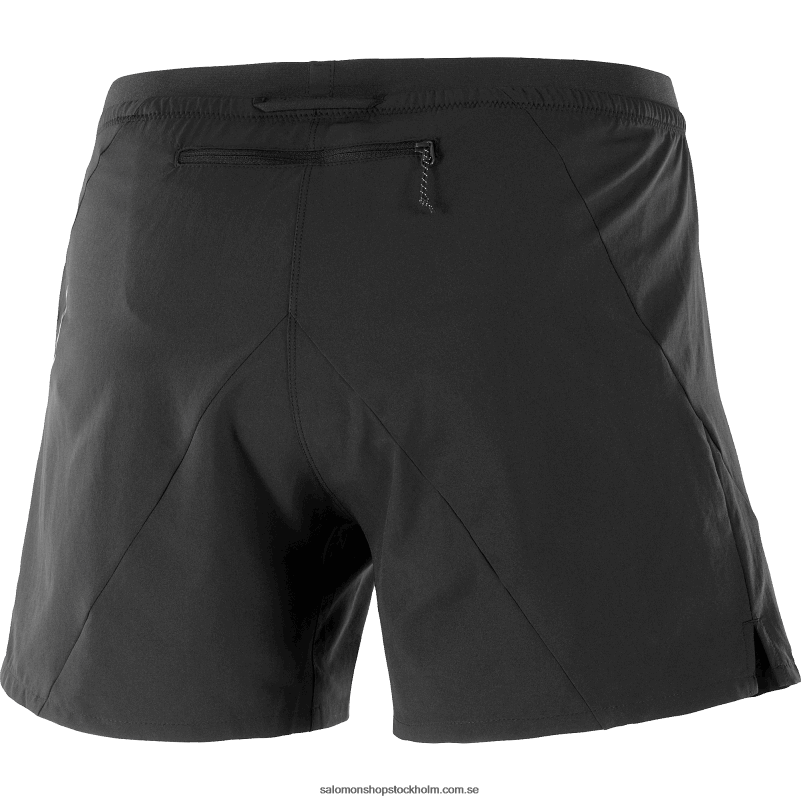 Salomon djup svart shorts för män - kors 5 T82RP272