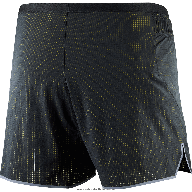Salomon djup svart shorts för män - sense aero 3 T82RP288