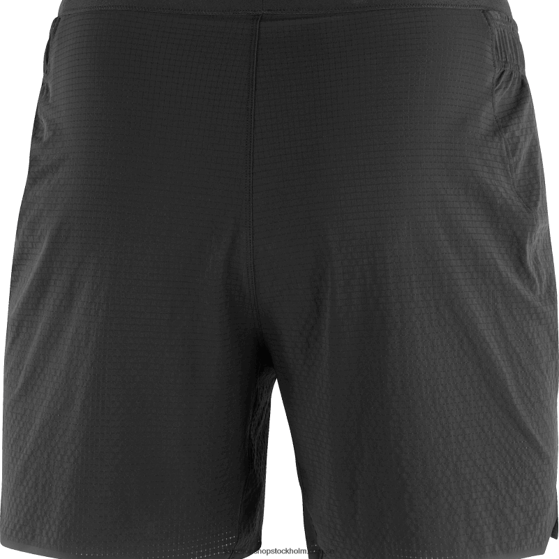 Salomon djup svart shorts för män - sense aero 5 T82RP289