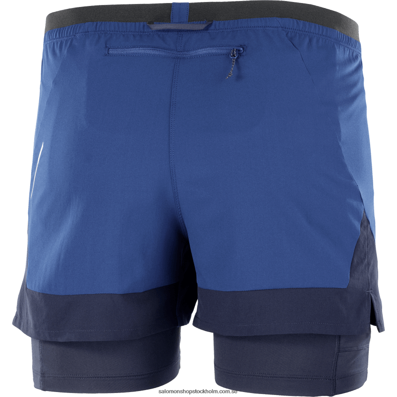 Salomon marin pion/natthimlen herrshorts - cross 2in1 T82RP283