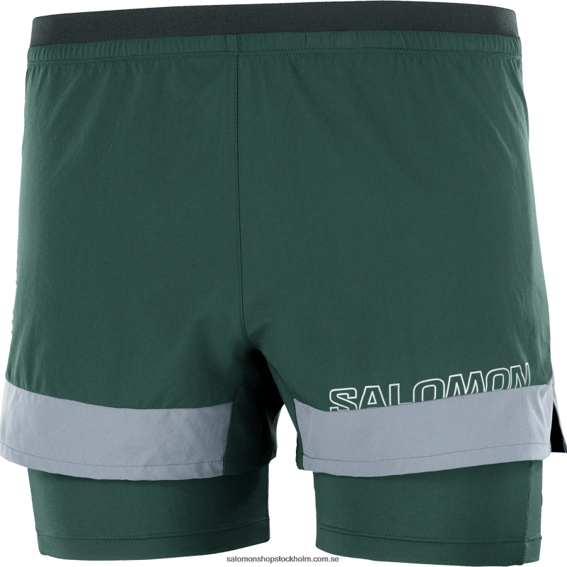 Salomon ponderosa furu/lugn skugga herrshorts - cross 2in1 T82RP282