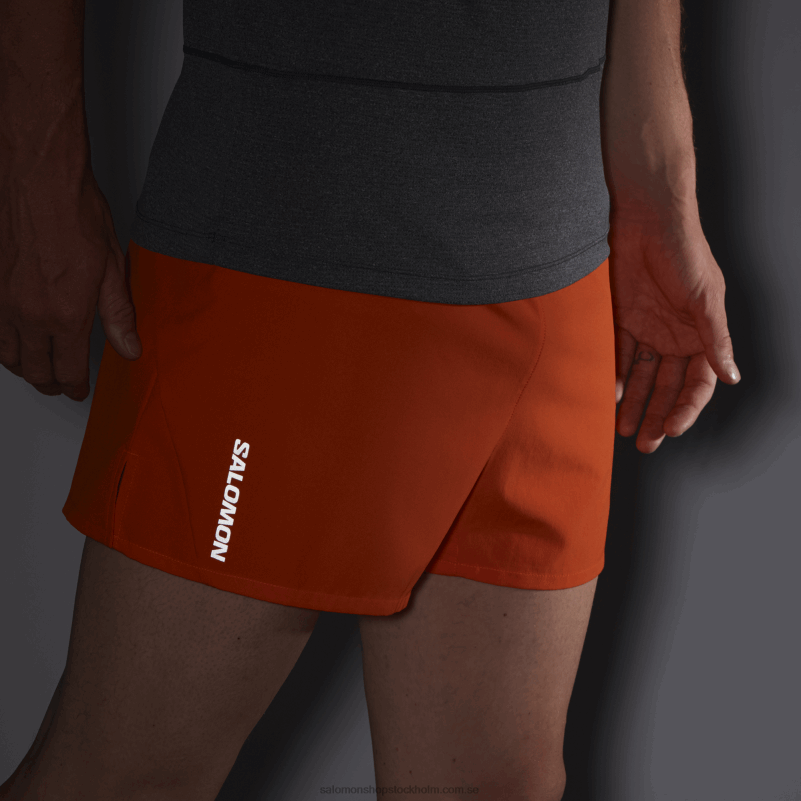 Salomon scarlet ibis shorts för män - kors 3 T82RP268