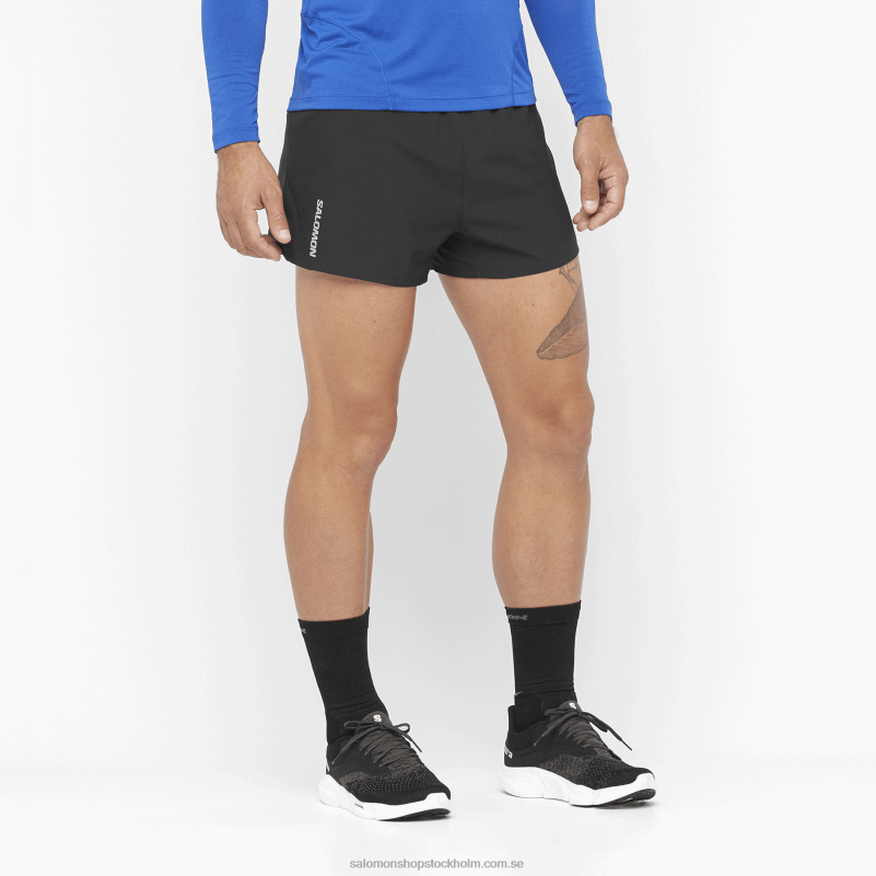 Salomon svart shorts för män - kors 3 T82RP267