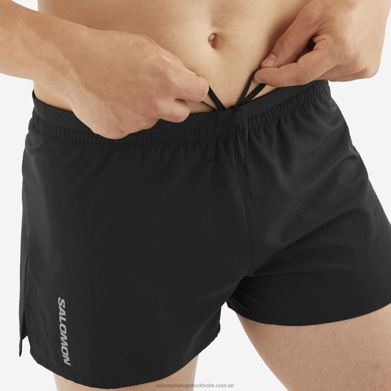 Salomon svart shorts för män - kors 3 T82RP267