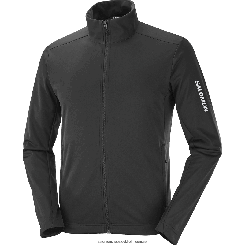 Salomon djup svart vindjacka herr - gore-tex infinium windstopper T82RP733
