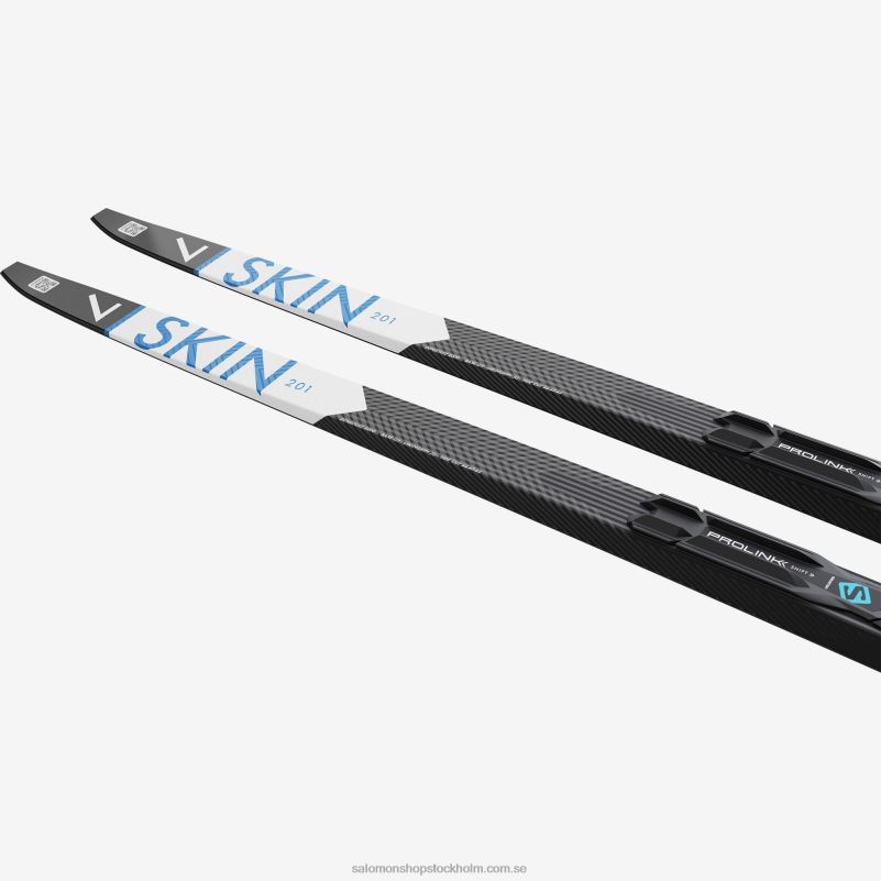 Salomon l41392000+ klassisk nordisk skidpaket för herrar - rc 7 eskin med (och prolink shift pro) T82RP688