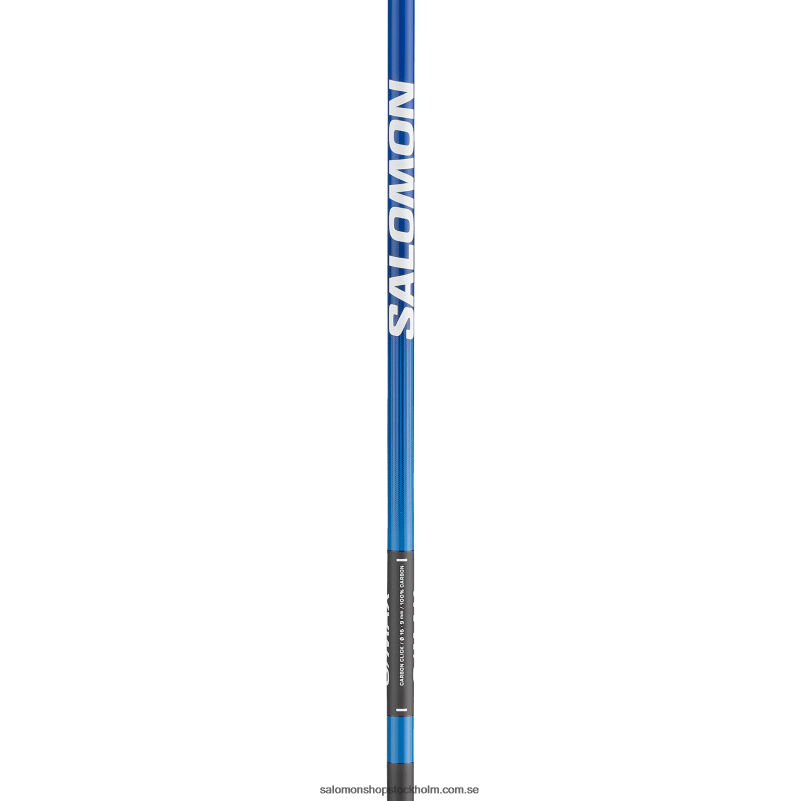 Salomon ras blå klassiska nordiska stavar för skridskoåkning för män - s/max carbon click T82RP725