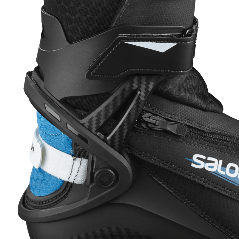 Salomon mörk marin/svart/processblå klassiska nordiska skridskoskor för män - pro combi pilot T82RP699