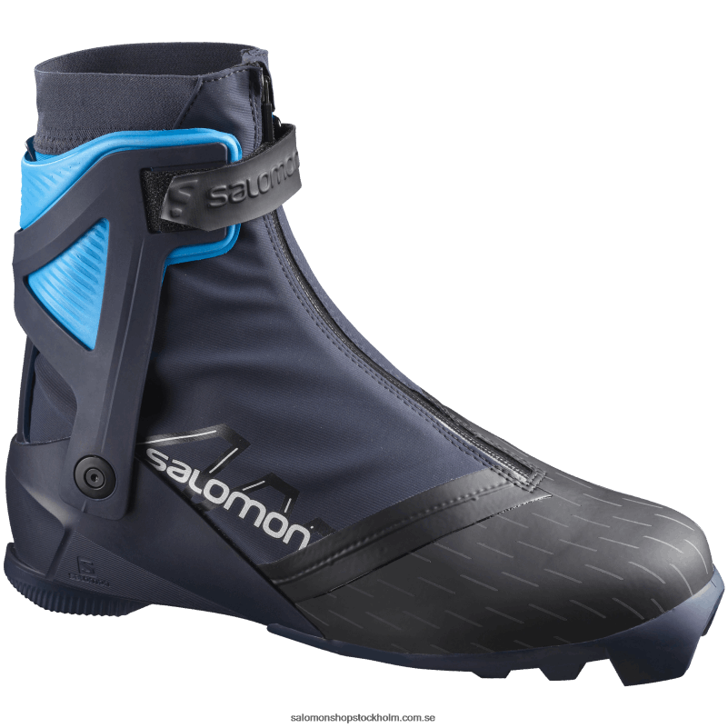 Salomon mörk marin/svart/processblå nordiska skridskoskor för män - 10 kr T82RP691
