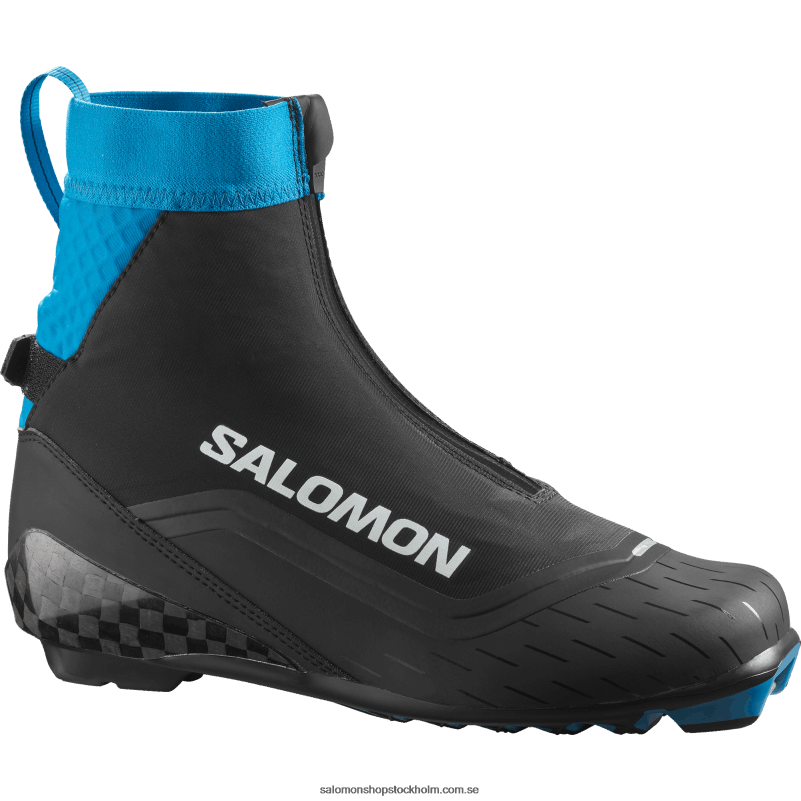 Salomon svart/processblå klassiska nordiska stövlar för män - s/max carbon classic mv T82RP693