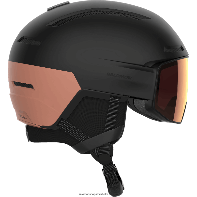 Salomon svart/rosa guld herrhjälm - driver pro sigma mips T82RP1271