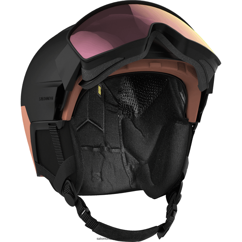 Salomon svart/rosa guld herrhjälm - driver pro sigma mips T82RP1271