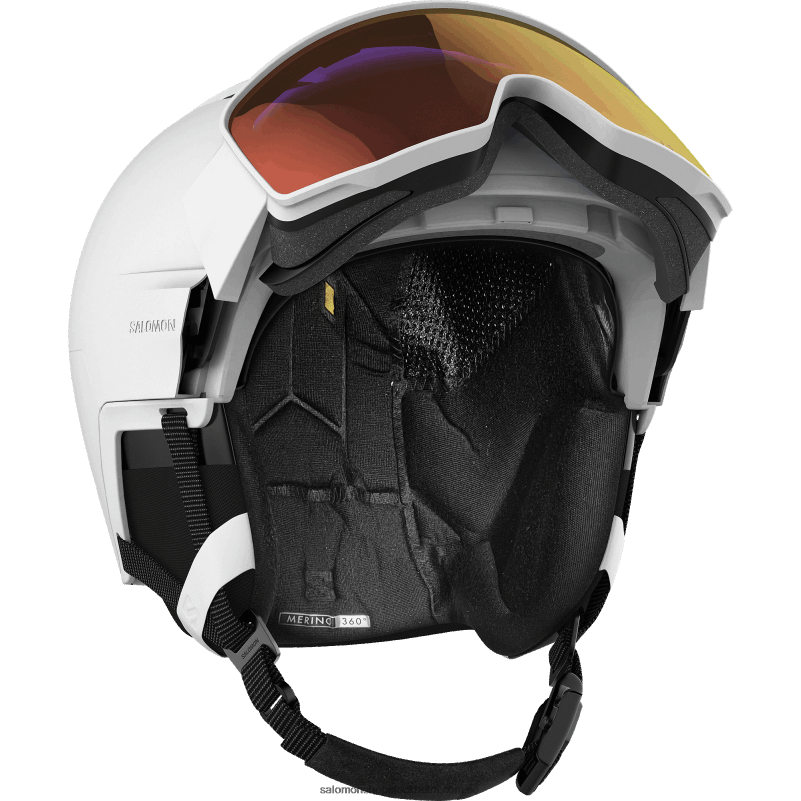 Salomon vit herrhjälm - driver prime sigma foto mips T82RP1275