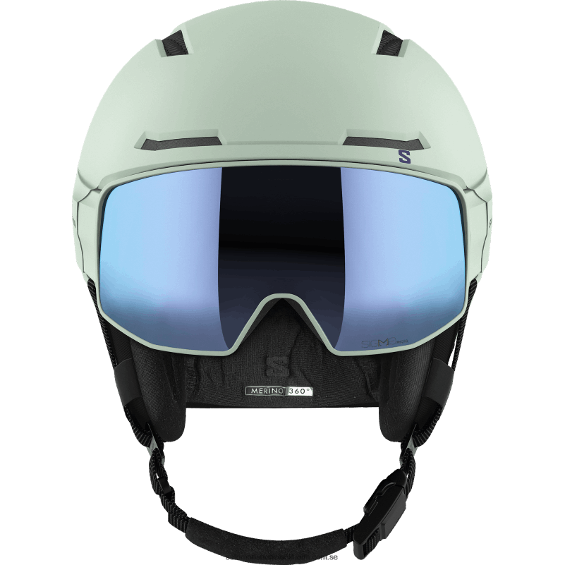 Salomon vit/mossa herrhjälm - driver prime sigma foto mips T82RP1272