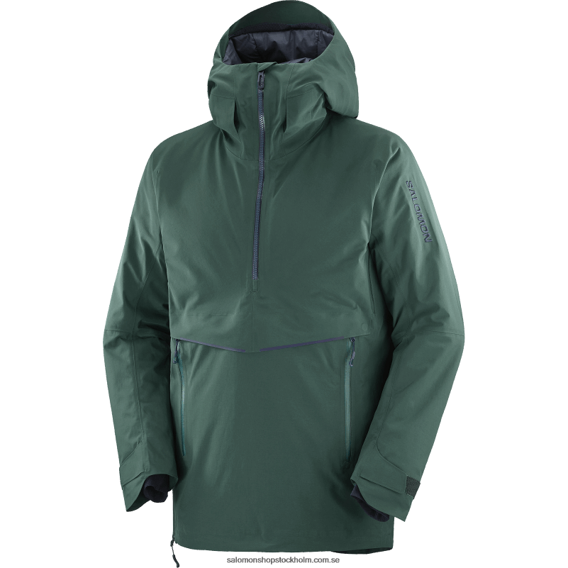 Salomon ponderosa tall/natthimlen Isolerad huvjacka för män - gravity gore-tex anorak T82RP557