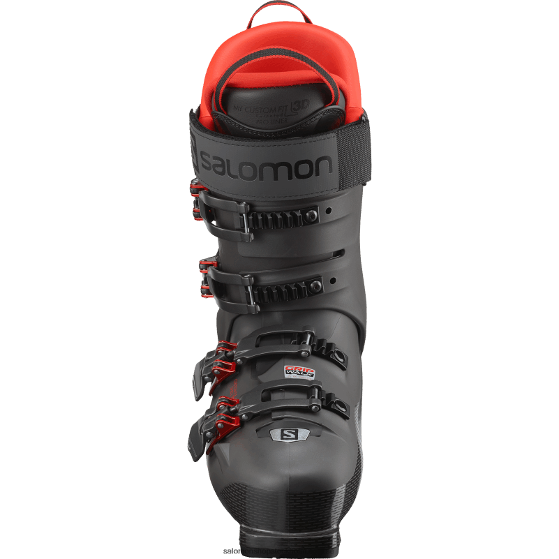 Salomon belluga metallic/röd metallic pistkängor för män - s/pro hv 120 T82RP1228