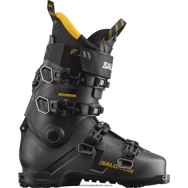 Salomon belluga/svart/solenergi friåkningsstövlar för män - shift pro 120 kl T82RP1218