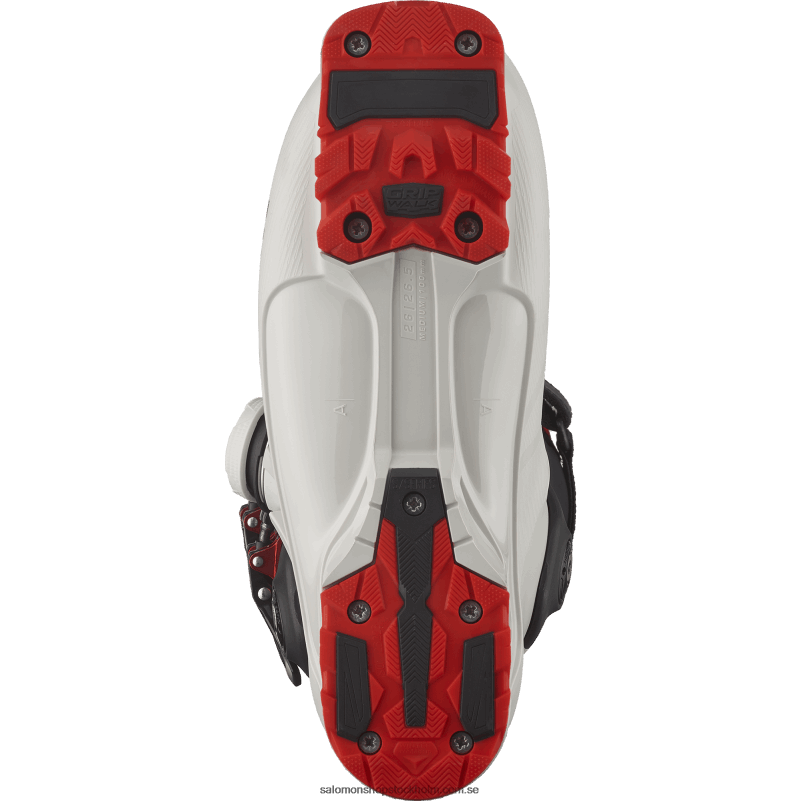 Salomon grå norrsken/svart/röd pistkängor för män - s/pro supra boa 120 T82RP1238