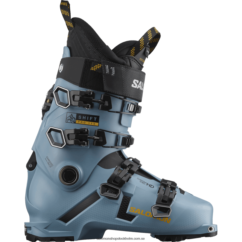 Salomon kopparblå/svart/solenergi friåkningsstövlar för män - shift pro 110 kl T82RP1225