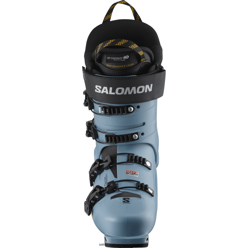 Salomon kopparblå/svart/solenergi friåkningsstövlar för män - shift pro 110 kl T82RP1225