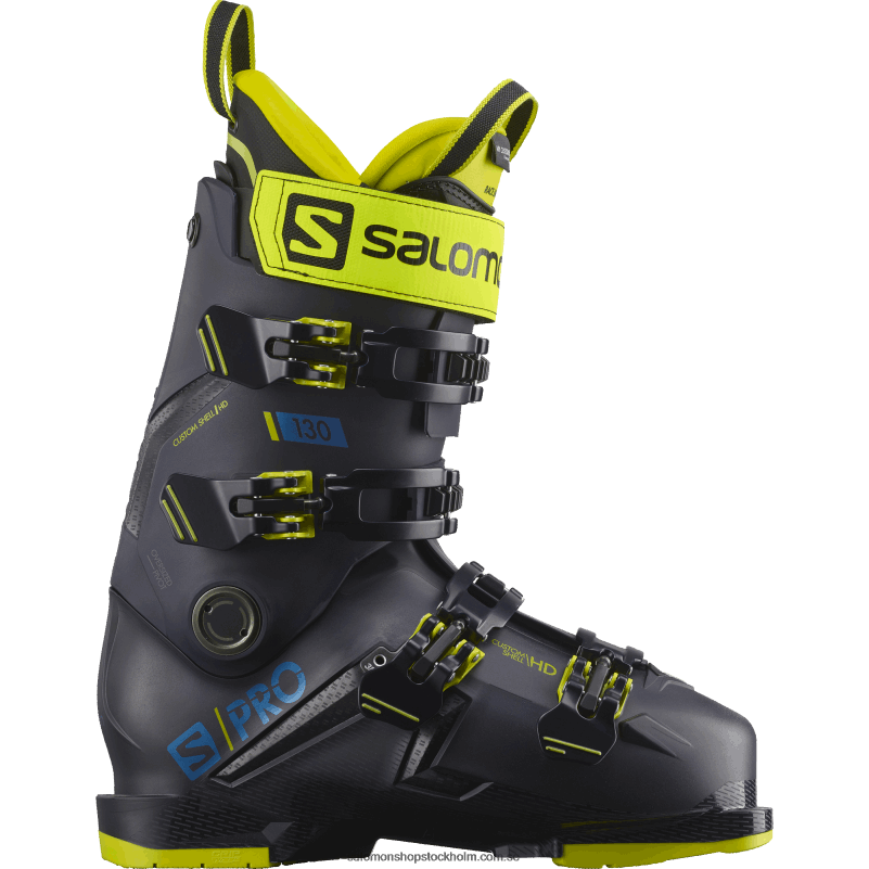 Salomon natthimmel/säkerhetsgul/medeltidsblå pistskor för män - s/pro 130 T82RP1217