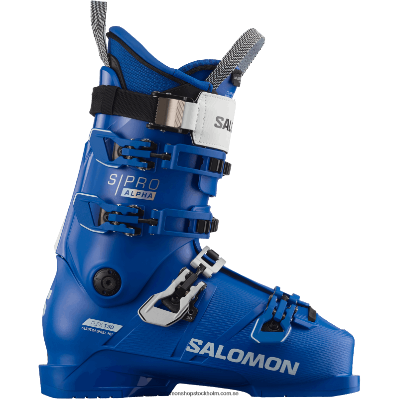 Salomon ras blå/vit pistkängor för män - s/pro alpha 130 el T82RP1215