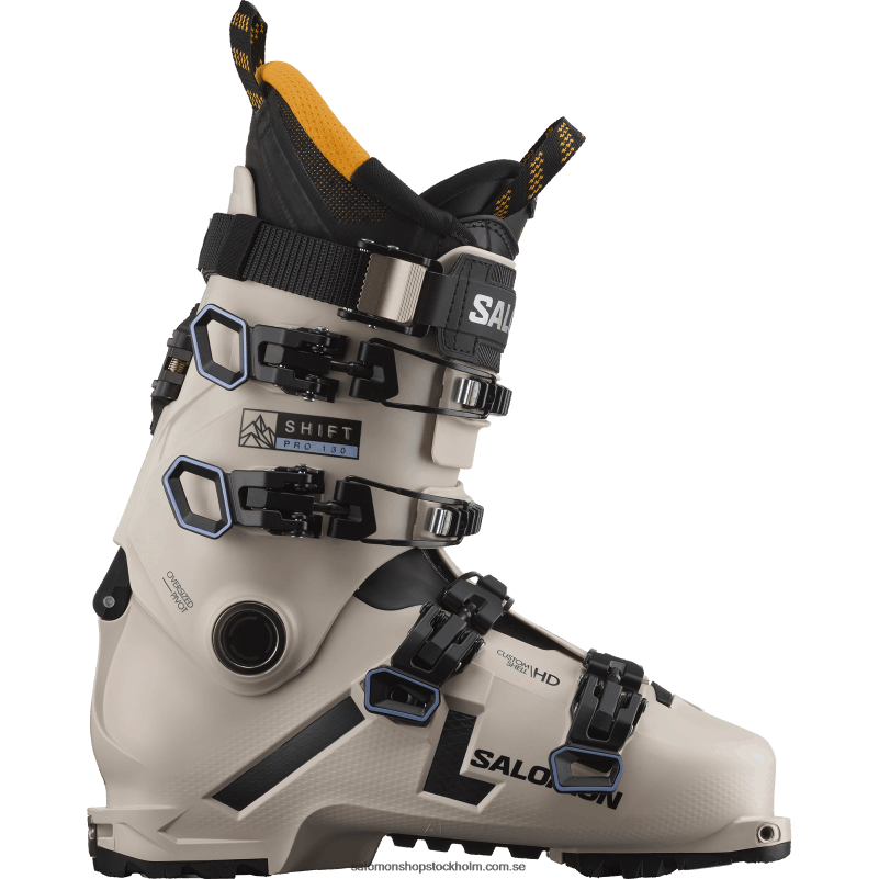 Salomon regnig dag/svart/solenergi friåkningsstövlar för män - shift pro 130 kl T82RP1224