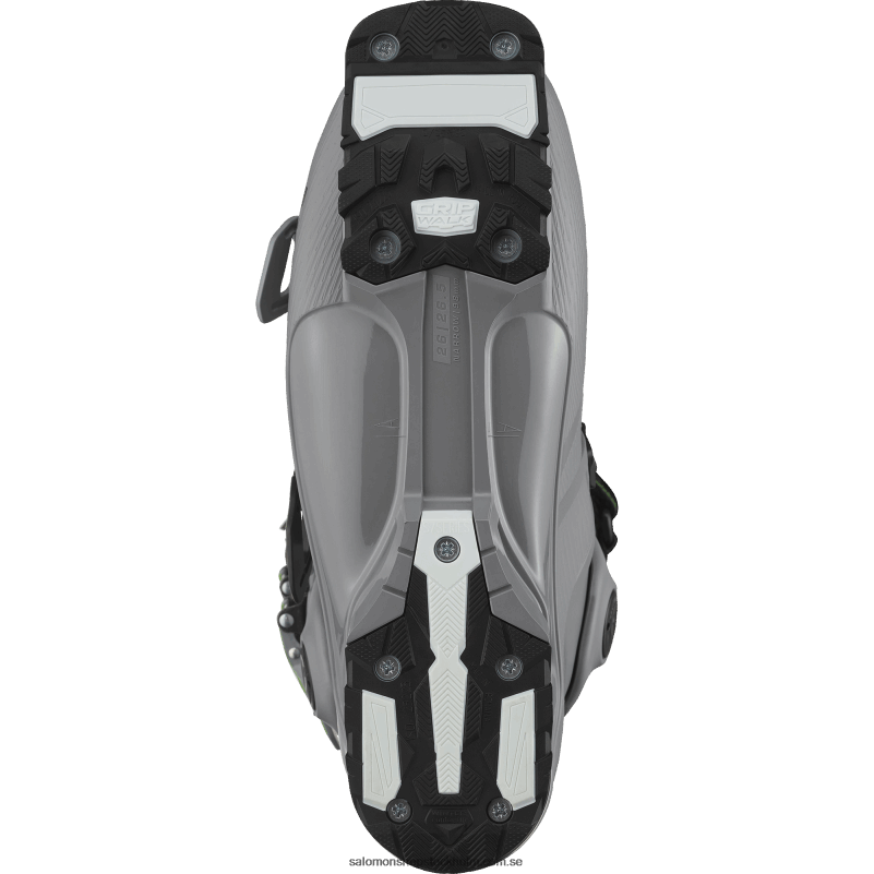 Salomon stålgrå/pastell neongrön 1/svart pistkängor för män - s/pro alpha 120 T82RP1230