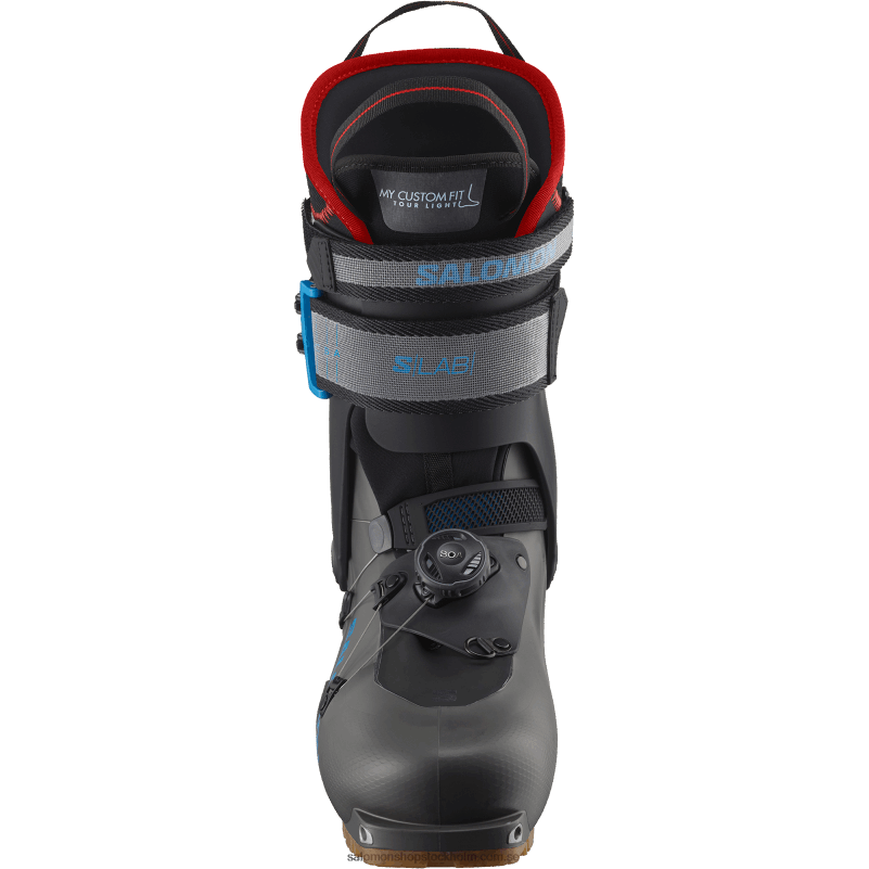 Salomon svart/antracit/trancendblå herrturistövlar - s/lab mtn toppmöte T82RP1216