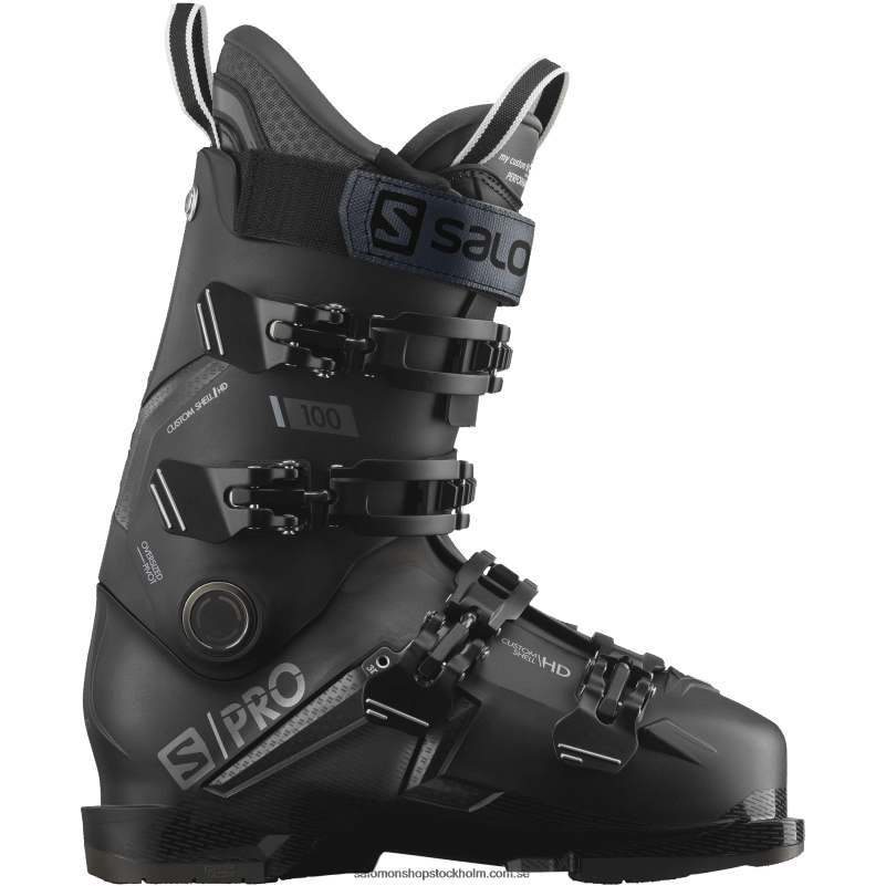 Salomon svart/belluga/mörk silver metallics05 pistkängor för män - s/pro mv 100 T82RP1234