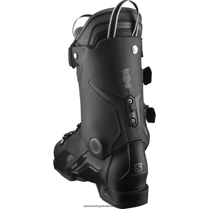 Salomon svart/belluga/mörk silver metallics05 pistkängor för män - s/pro mv 100 T82RP1234