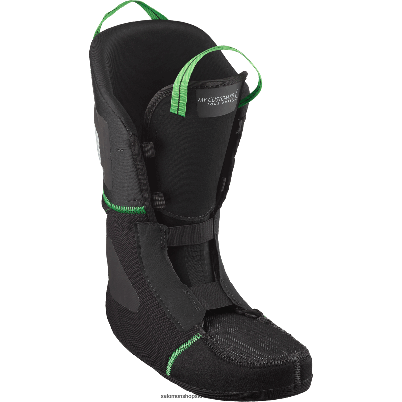 Salomon svart/pastell neongrön 1/regnig dag herrturistövlar - mtn summit pure T82RP1233