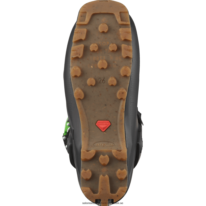 Salomon svart/pastell neongrön 1/regnig dag herrturistövlar - mtn summit pure T82RP1233