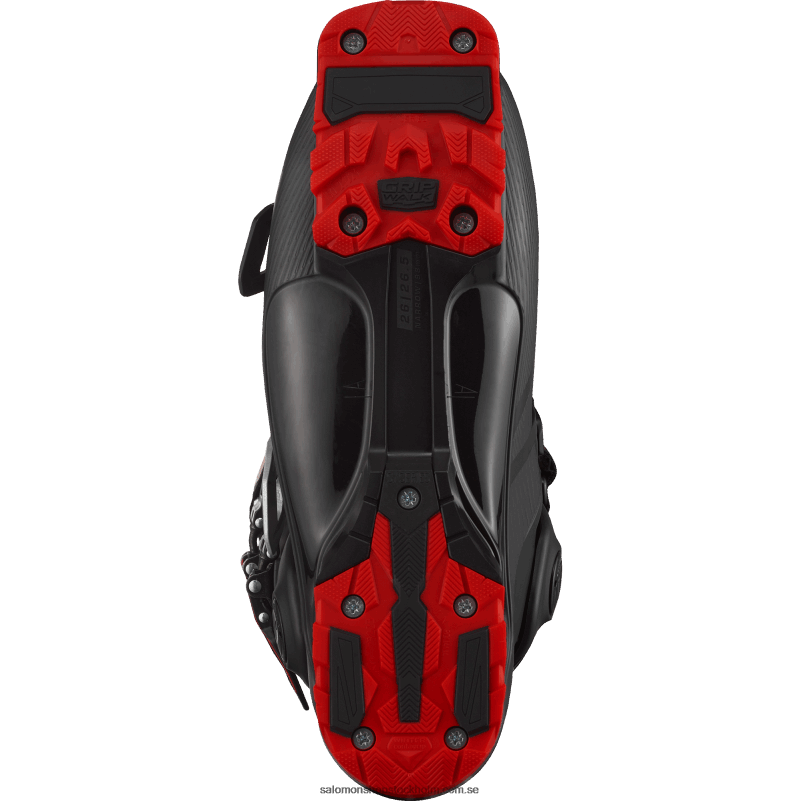 Salomon svart röd pistkängor för män - s/pro alpha 100 T82RP1235