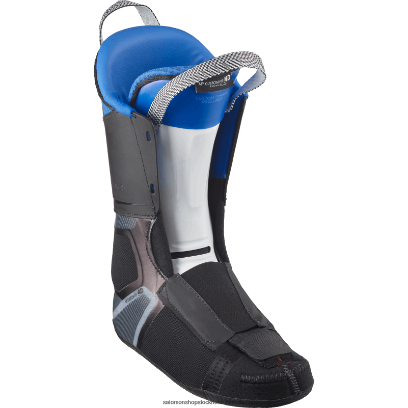 Salomon svart/raceblå pistkängor för män - s/pro alpha 120 el T82RP1220