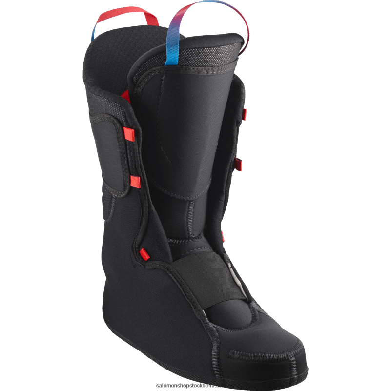 Salomon svart/regnig dag/röd herrturstövlar - s/lab mtn T82RP1214