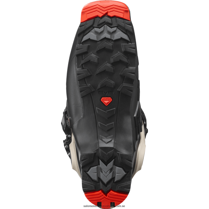 Salomon svart/regnig dag/röd herrturstövlar - s/lab mtn T82RP1214
