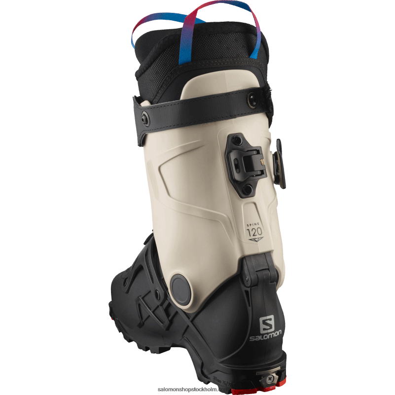 Salomon svart/regnig dag/röd herrturstövlar - s/lab mtn T82RP1214