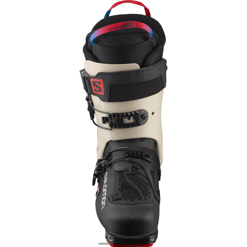 Salomon svart/regnig dag/röd herrturstövlar - s/lab mtn T82RP1214