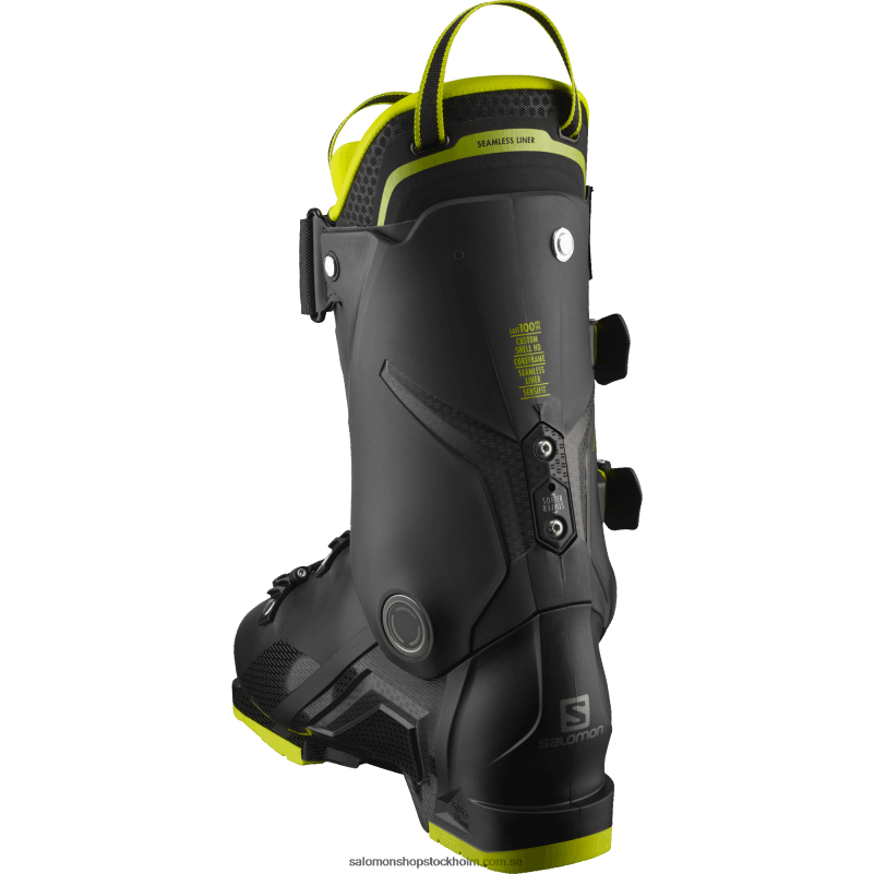 Salomon svart/syragrön/mörk silver metallics05 pistkängor för män - s/pro mv 110 T82RP1231