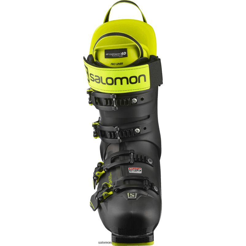 Salomon svart/syragrön/mörk silver metallics05 pistkängor för män - s/pro mv 110 T82RP1231