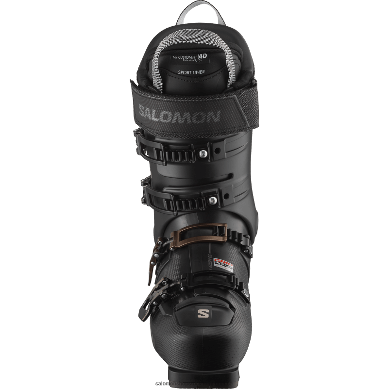 Salomon svart/titanmetall pistkängor för män - s/pro alpha 110 T82RP1237