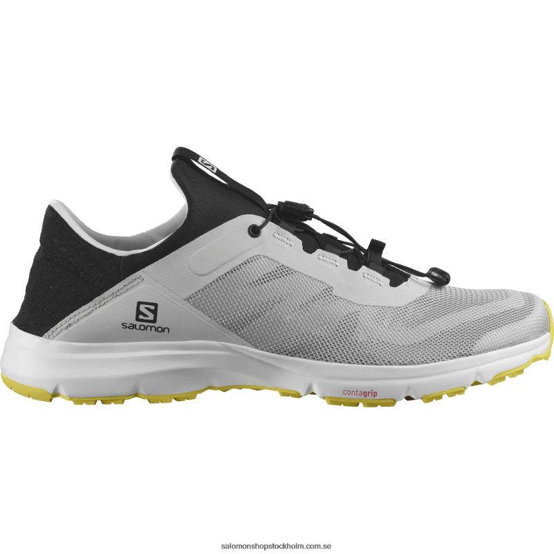 Salomon månsten/svart/smörblomma sandaler för män - Amphib bold 2 T82RP1081